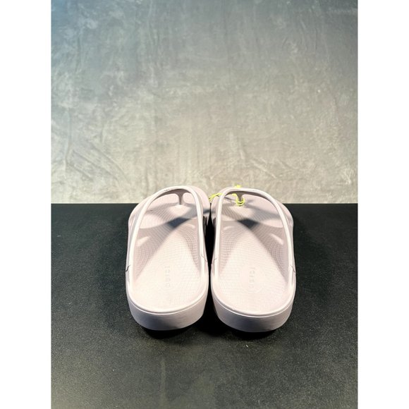 Oofos Oorignal Sandal Thong Flip Flop Men's 12 Mauve Snadals NEW - Picture 4 of 8